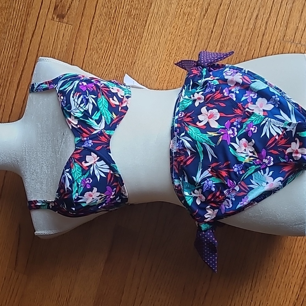Rosa Faia Size 8 34C NEW Tropical Print Bikini